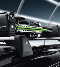 Slidžių ir snieglenčių laikiklis ant stogo