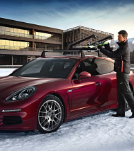 Slidžių ir snieglenčių laikiklis ant stogo