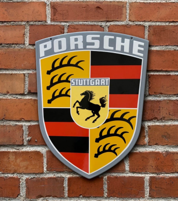 Emalio plokštė - „Porsche Crest“