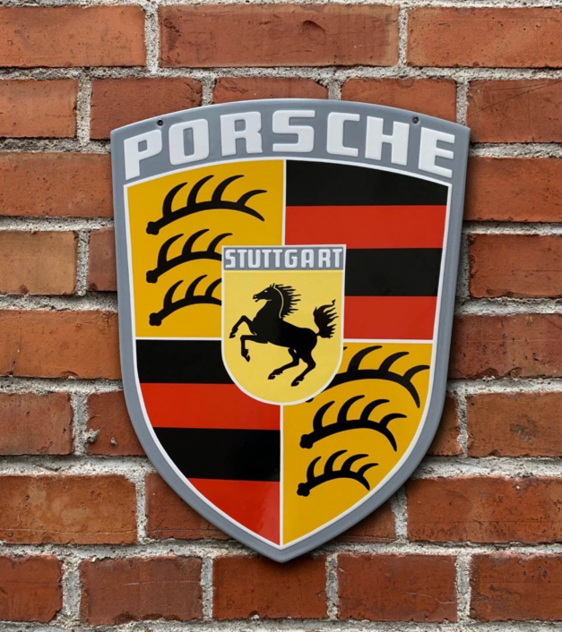 Emalio plokštė - „Porsche Crest“