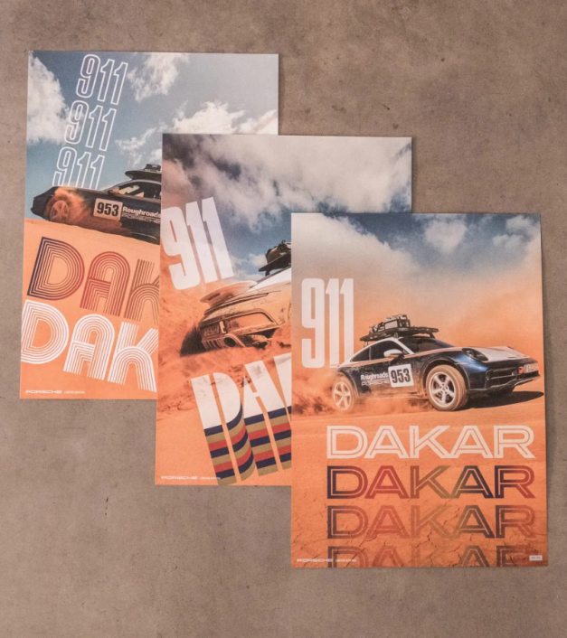 Dakar 911 plakatai