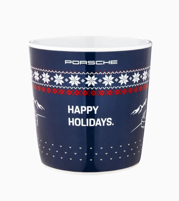 Kalėdinis Porsche didelis puodelis