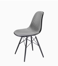 Pepita kolekcijos riboto leidimo kėdė plastikine nugarėle