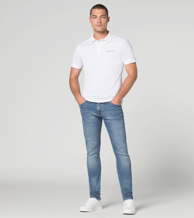 Vyriški polo marškinėliai su Porsche užrašu