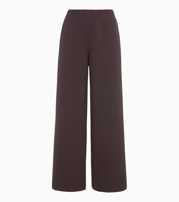 Q4 Studio plačios kelnės– Blackberry