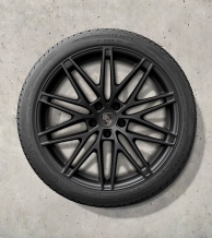 22 colių RS Spyder dizaino žieminių ratlankių ir padangų komplektas, dažytas juodai (švelniai blizgus)