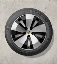 20 colių „Macan“ žieminių ratlankių ir padangų komplektas, dažytas juodai (blizgus)