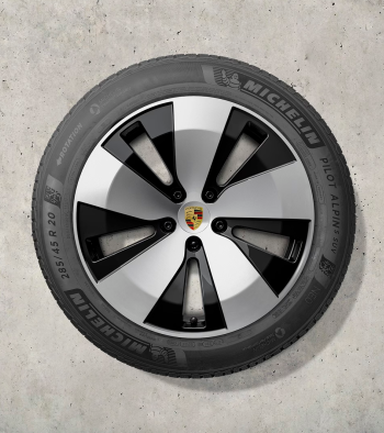 20 colių „Macan“ žieminių ratlankių ir padangų komplektas, dažytas juodai (blizgus)