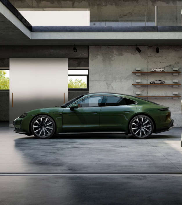 20 colių „Taycan Tequipment Design“ žieminių ratlankių ir padangų komplektas, dažytas juodai (blizgus)