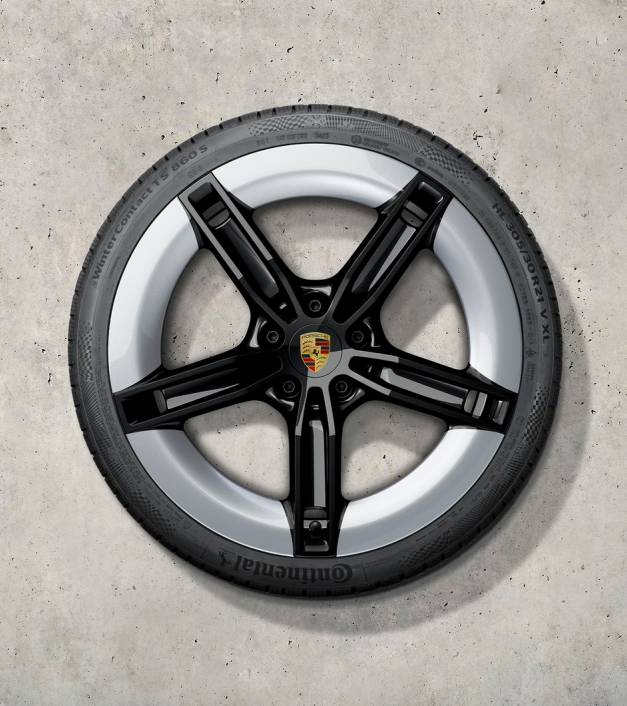 21 colio „Mission E“ dizaino žieminių ratlankių ir padangų komplektas