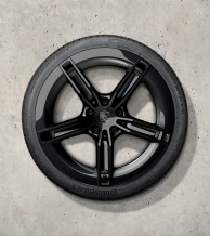 21 colio „Mission E“ dizaino žieminių ratlankių ir padangų komplektas, dažytas juodai (blizgus)