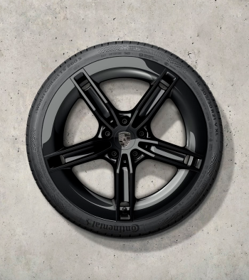 21 colio „Mission E“ dizaino žieminių ratlankių ir padangų komplektas, dažytas juodai (blizgus)