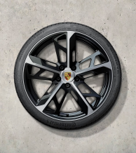 21 colio „Cross Turismo“ dizaino žieminių ratlankių ir padangų komplektas, dažytas juodai (blizgus)