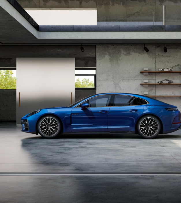 21 colio „Panamera Exclusive Design“ žieminių ratlankių ir padangų komplektas, dažytas juodai (blizgus)