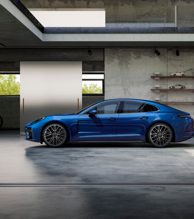 21 colio „Panamera Turbo S“ žieminių ratlankių ir padangų komplektas su centriniu ratų užraktu, dažytas juodai (blizgus)