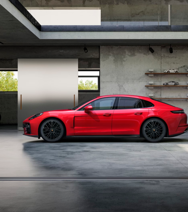 21 colio „Panamera Turbo S“ pilnas žieminių ratlankių ir padangų komplektas, dažytas antracito pilka spalva, su centriniu ratų užraktu