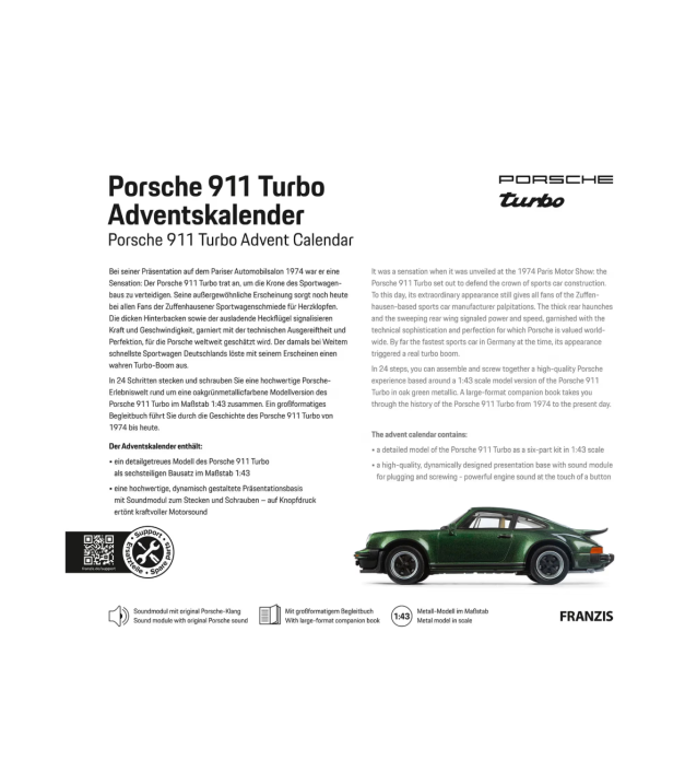 Porsche advento kalendorius - Porsche 911 Turbo