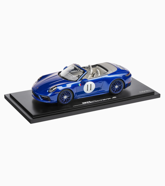 911 modelis – Porsche 911 Carrera S Cabriolet (992) – riboto leidimo modelis 1:18