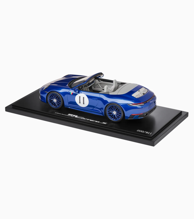 911 modelis – Porsche 911 Carrera S Cabriolet (992) – riboto leidimo modelis 1:18