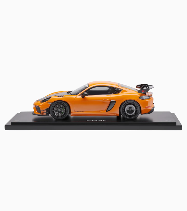 Porsche 718 Cayman GT4 RS (982) su „Manthey“ komplektu – riboto leidimo modelis 1:18