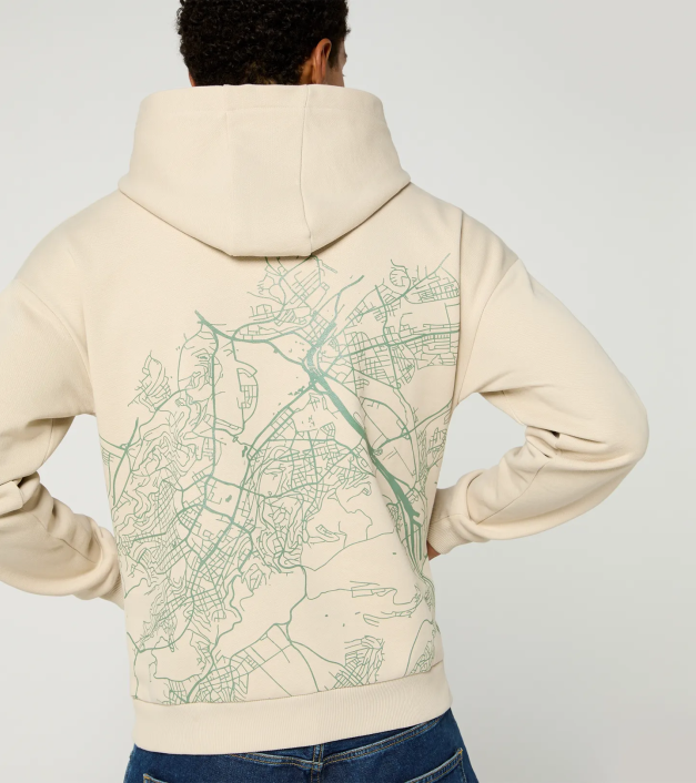 Unisex „Urban“ džemperis su gobtuvu – „Porsche Cayenne Electric Lifestyle“