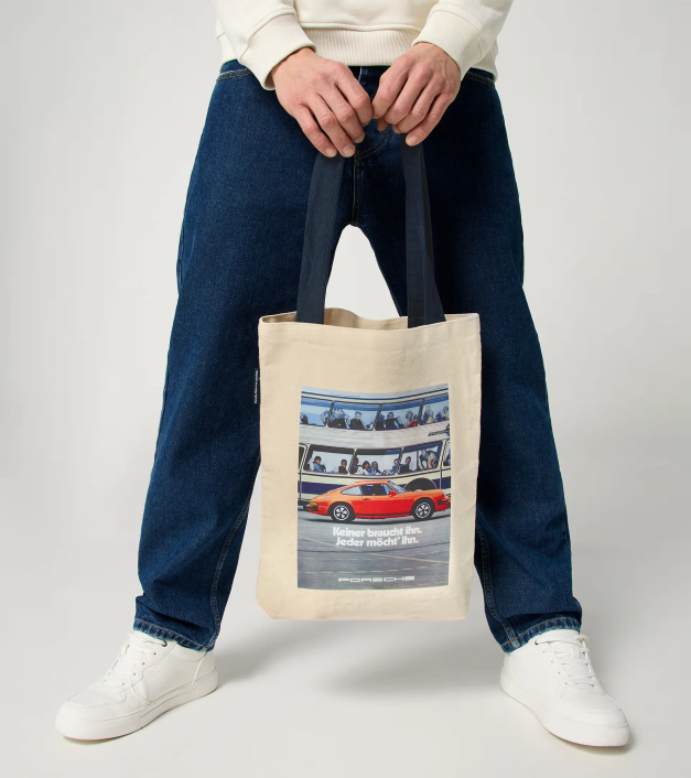 Retro drobinis krepšys – „Porsche Fan Community“