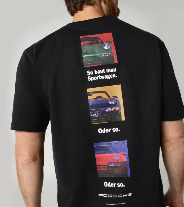 Retro marškinėliai – „Porsche Fan Community“