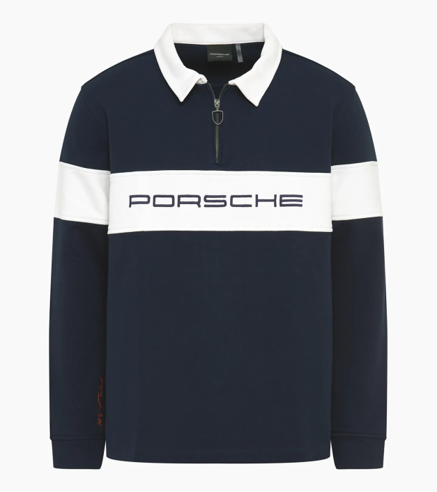 Retro regbio stiliaus marškinėliai – „Porsche Fan Community“