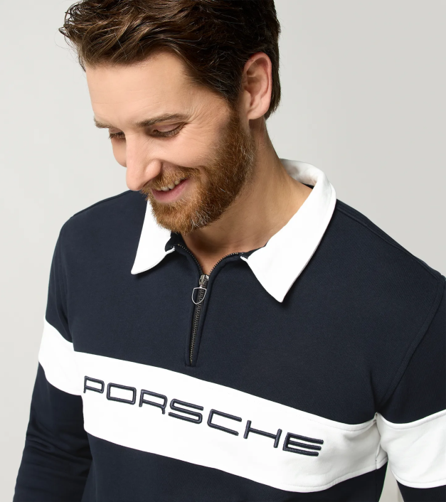 Retro regbio stiliaus marškinėliai – „Porsche Fan Community“