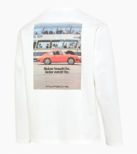 Retro marškinėliai ilgomis rankovėmis – „Porsche Fan Community“