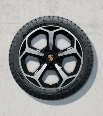 Porsche Taycan 20" Offroad Design ratlankių komplektas su visureigėmis padangomis
