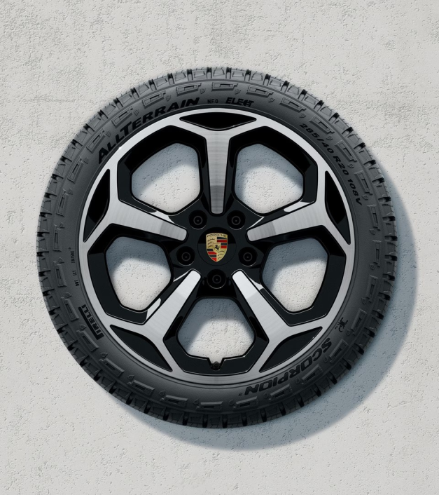 Porsche Taycan 20" Offroad Design ratlankių komplektas su visureigėmis padangomis