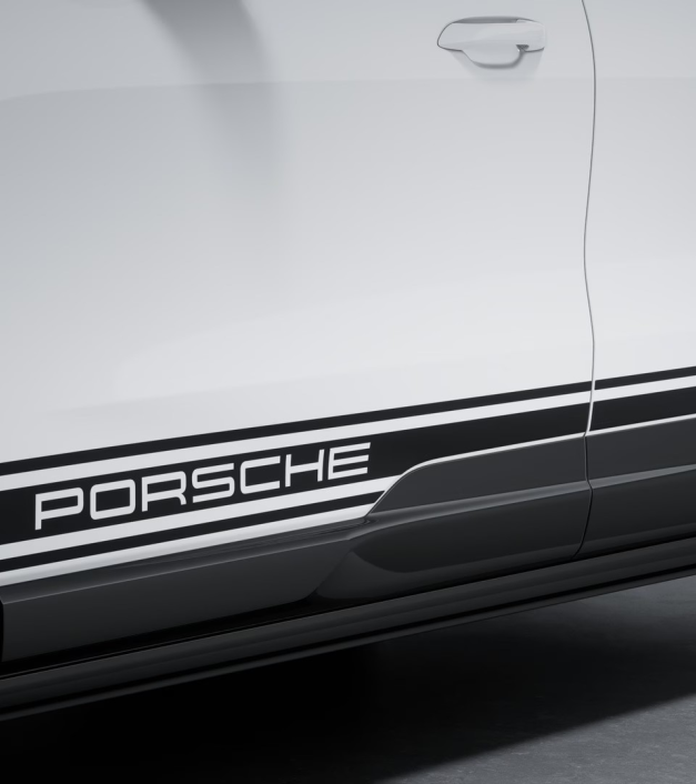 Porsche šoninis „PORSCHE" logotipas
