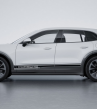 Porsche šoninis „PORSCHE" logotipas