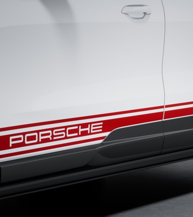 Porsche šoninis „PORSCHE" logotipas