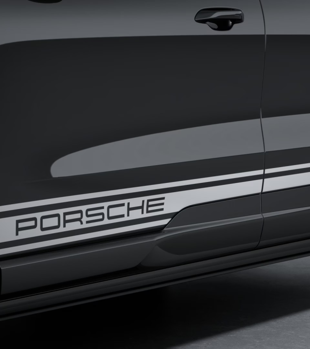 Porsche šoninis „PORSCHE" logotipas