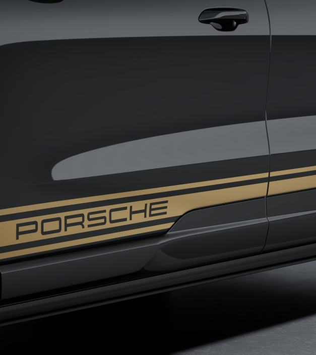 Porsche šoninis „PORSCHE" logotipas