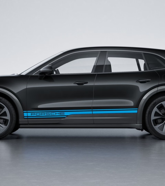 Porsche šoninis „PORSCHE" logotipas