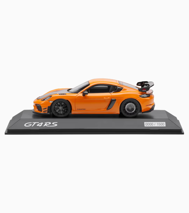 Porsche 718 Cayman GT4 RS (982) with Manthey Kit - riboto leidimo modelis
