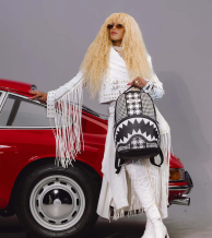 Kuprinė su Pepita raštu - Porsche x Sprayground ribotos kolekcijos
