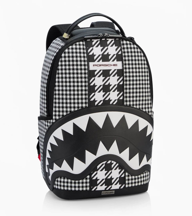 Kuprinė su Pepita raštu - Porsche x Sprayground ribotos kolekcijos